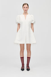 Stine Goya Angled Pleat Mini Dress Dress Artist Flower Relief