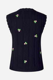 Stine Goya Bubble Knit Vest Knit Black