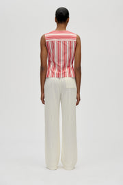 Stine Goya Casual Elasticated Pants Pants Cream