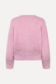 Stine Goya Crewneck Cardigan Knit Rose Blossom