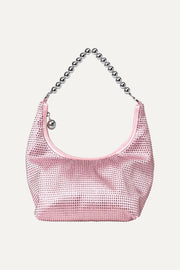 Stine Goya Crystalized Pyramid Pouch Bags Pink