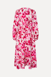 Stine Goya Double Buckle Raglan Midi Dress Dress Brush Stroke Magnolias