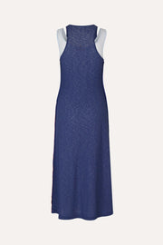 Stine Goya Double Layer Tank Dress Dress Light Blue / Midnight Blue