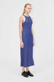 Stine Goya Double Layer Tank Dress Dress Light Blue / Midnight Blue