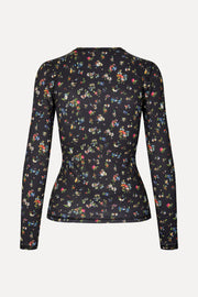 Stine Goya Elastic Long Sleeve Top Top Magnolia Garden