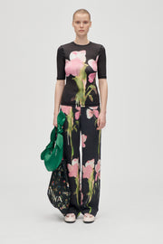 Stine Goya Elasticated Long Pants Pants Melting Flowers