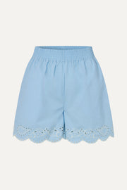 Stine Goya Elasticated Shorts Shorts Teapot Blue