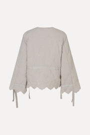 Stine Goya Gathered Tie Jacket Jacket Wild Quilted Flowers