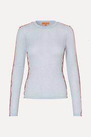 Stine Goya Long Sleeve Crewneck Top Top Light Blue