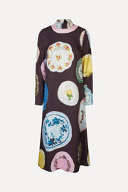 Stine Goya Long Sleeve Midi Dress Dress The Platera