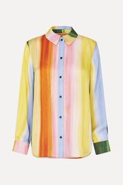Stine Goya Long Sleeve Shirt Top Rainbow Hue