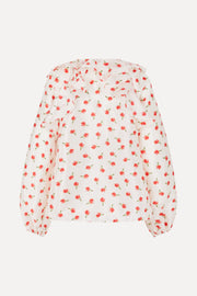 Stine Goya Multi Ruffle Raglan Top Top Ditzy Petunia