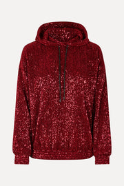 Stine Goya Oversize Hoodie Top Bordeaux