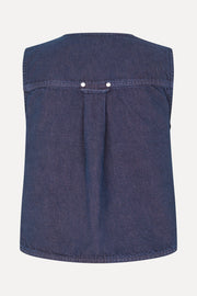 Stine Goya Pocket Vest Top Dusky / Dried Rose