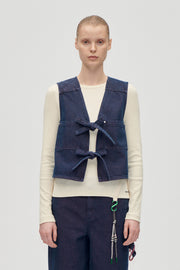 Stine Goya Pocket Vest Top Dusky / Dried Rose