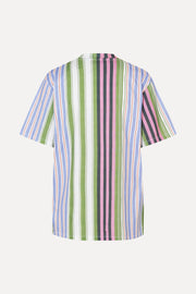 Stine Goya Short Sleeve T-Shirt Top Forest Stripe