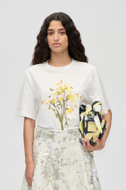 Stine Goya Short Sleeve T-Shirt Top Petunia Bouquet, A Clean Slate
