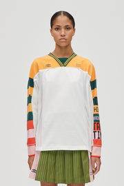 Stine Goya Sweatshirt Pullover Top Multi Colored Stripe