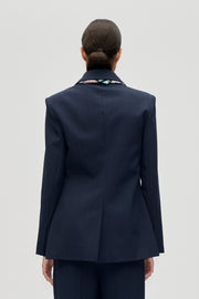 Stine Goya Tailored Jacket Jacket Dark Blue