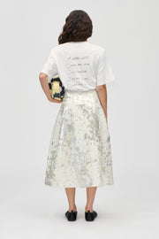 Stine Goya Voluminous Midi Skirt Skirt Lurex Garden