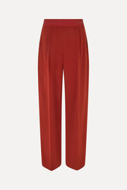 Stine Goya Wide Leg Long Pants Pants Bordeaux