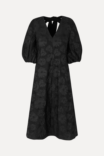 Stine Goya 3/4 Volume Sleeves Midi Dress Dress Anemone Jacquard