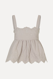 Stine Goya Adjustable Buckle Top Top Wild Quilted Flowers