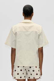 Stine Goya Bowling Collar Shirt Top Cherry