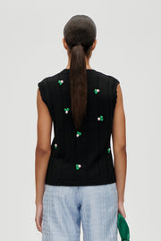 Stine Goya Bubble Knit Vest Knit Black