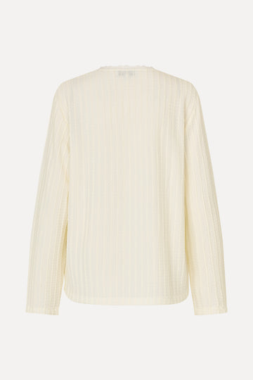 Stine Goya Casual Crewneck Top Cream