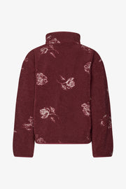 Stine Goya Casual Zipper Jacket Outerwear Sketch Of A Rose