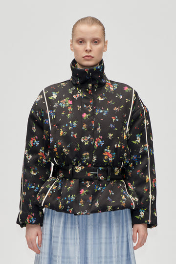 Stine Goya Cinched Aviator Bomber Jacket Jacket Magnolia Garden