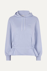 Stine Goya Cinched Waist Sweatshirt Top Brunnera Blue