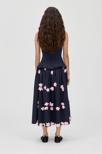 Stine Goya Corset Long Dress Dress Pink Petunia