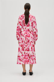 Stine Goya Double Buckle Raglan Midi Dress Dress Brush Stroke Magnolias