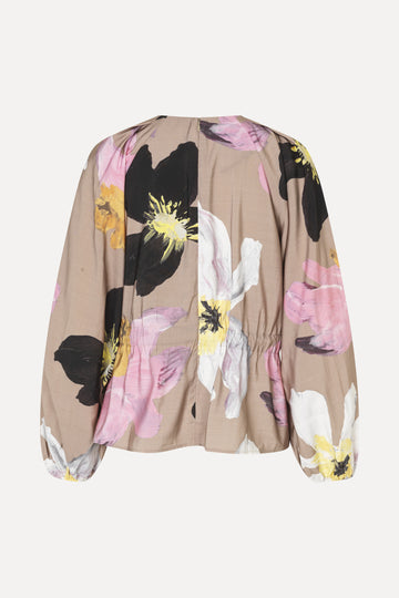 Stine Goya Double Buckle Raglan Top Top Wild Flowers
