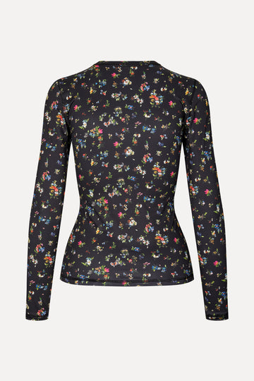 Stine Goya Elastic Long Sleeve Top Top Magnolia Garden