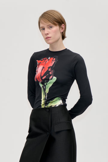 Stine Goya Elastic Long Sleeve Top Top The Rose