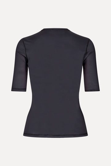 Stine Goya Elastic Short Sleeve T-Shirt Top Melting Flowers