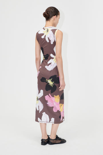 Stine Goya Elastic Tank Crewneck Dress Dress Wild Flowers