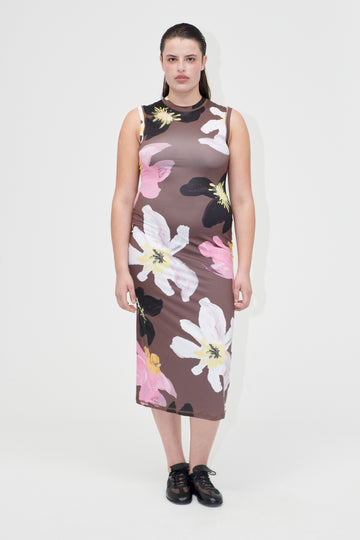 Stine Goya Elastic Tank Crewneck Dress Dress Wild Flowers