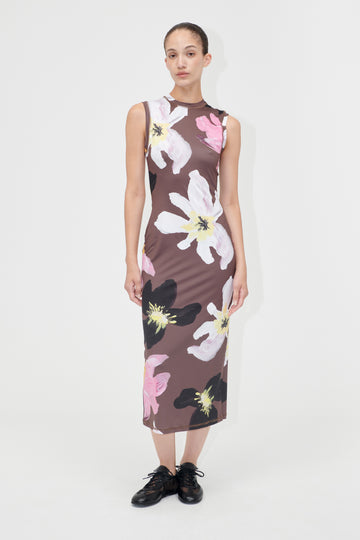 Stine Goya Elastic Tank Crewneck Dress Dress Wild Flowers