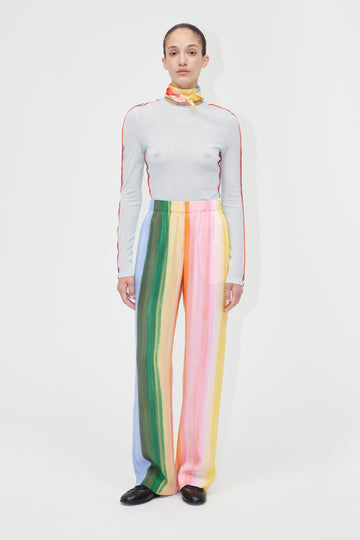 Stine Goya Elasticated Long Pants Pants Pastel Hue
