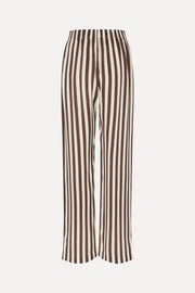 Stine Goya Elasticated Long Pants Pants Ivory Stripes