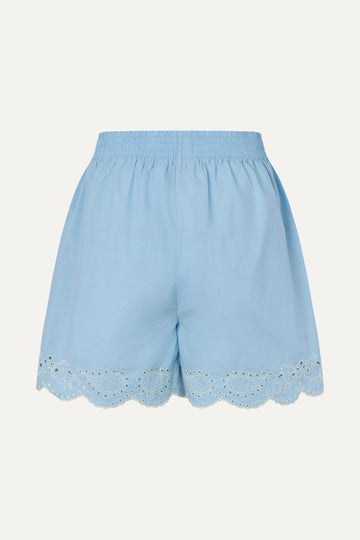 Stine Goya Elasticated Shorts Shorts Teapot Blue