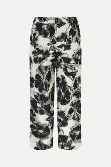 Stine Goya Elasticated Waistband Pants Pants Anemone Jacquard