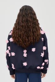 Stine Goya Floral Bomber Jacket Outerwear Pink Petunia