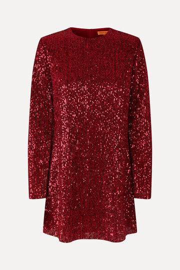 Stine Goya Fluid Short Dress Dress Bordeaux