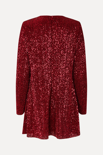 Stine Goya Fluid Short Dress Dress Bordeaux