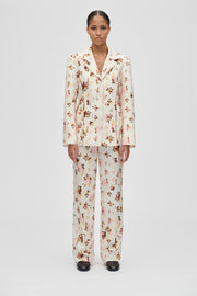 Stine Goya Functional Structured Tailoring Pants Pants Sun Kissed Magnolia